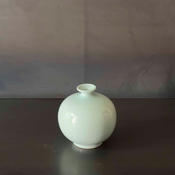 FLORERO BOLA AZUL.  BOBEL016