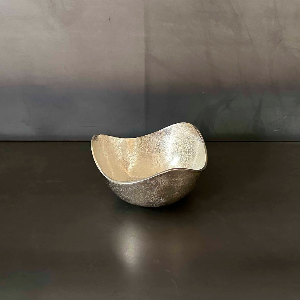 BOWL ALUMINIO PLATEADO MED..  BOEVE047B