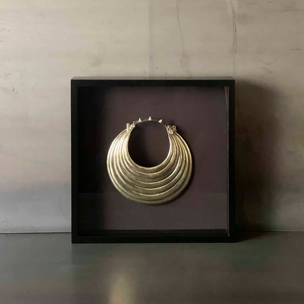 CUADRO COLLAR TIBETANO 9 AROSLISO.   BOMER028KM