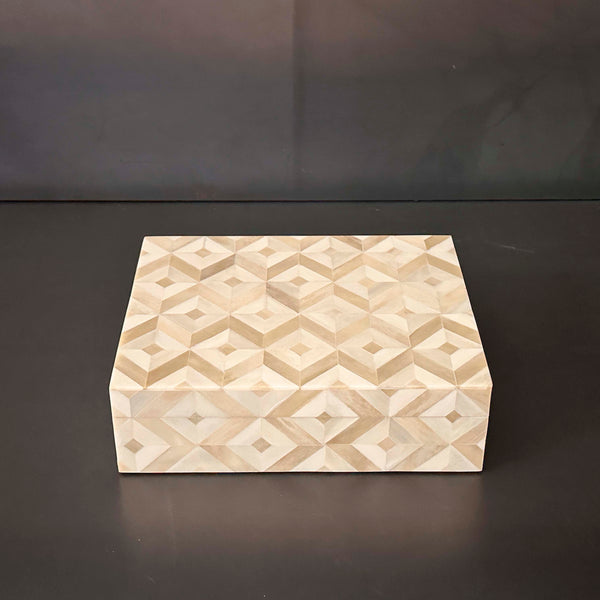 CAJA HUESO ROMBOS.  EUSAN006A