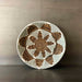 PLATO FLOR AZUL Y BCA MED.  INATA008B