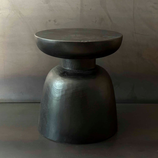 MESA NEGRA MADERA TECA INETE001