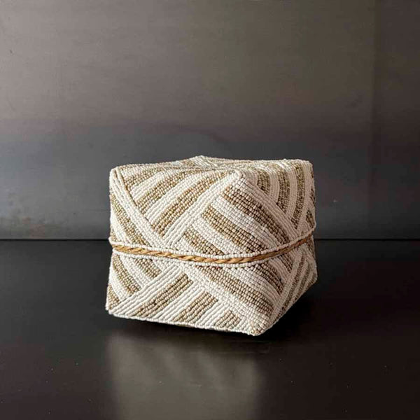 CANASTO BLANCO ZEBRA MED.  INJAY008B