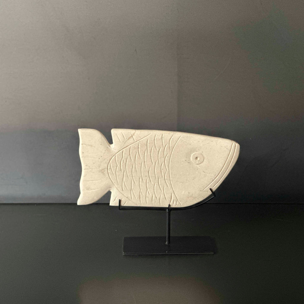 PEZ PIEDRA PLANO  BEIGE.     INKUN020