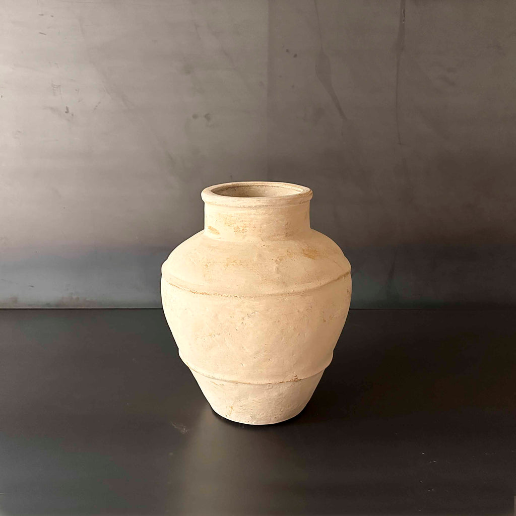 OLLA TERRACOTA DOS LINEAS.  INKUN032