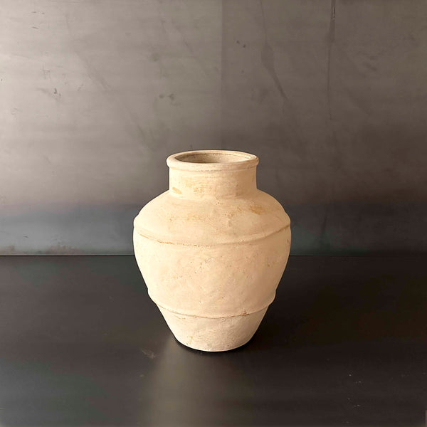 OLLA TERRACOTA DOS LINEAS.  INKUN032