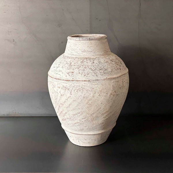 OLLA BLANCA UN CIRCULO.  INKUN040