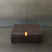 CAJA NEGRA DE PIEL CON ASAS GDE.  INPAN002A
