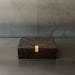 CAJA NEGRA DE PIEL CON ASAS CH.  INPAN002C