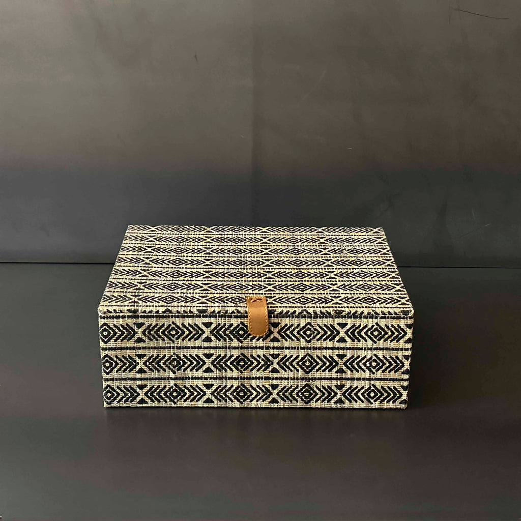 CAJA  GRECAS  BROCHE PIEL GDE.  INPAN005A