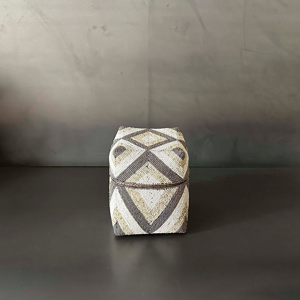 CANASTO CUENTAS CAFE BEIGE MED.   INSAG055B