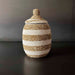 BOWL CON TAPA BLANCO Y BEIGE MED.  INSAG074B