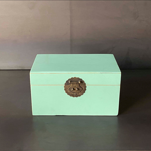 CAJA VERDE RECTANGULAR. BOJUY021E